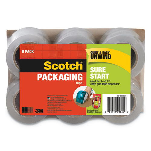 Scotch® wholesale. Scotch™ Sure Start Packaging Tape For Dp1000 Dispensers, 1.5" Core, 1.88" X 75 Ft, Clear, 6-pack. HSD Wholesale: Janitorial Supplies, Breakroom Supplies, Office Supplies.