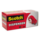 Scotch® wholesale. Scotch™ Compact And Quick Loading Dispenser For Box Sealing Tape, 3" Core, Plastic, Red. HSD Wholesale: Janitorial Supplies, Breakroom Supplies, Office Supplies.