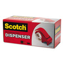 Scotch® wholesale. Scotch™ Compact And Quick Loading Dispenser For Box Sealing Tape, 3" Core, Plastic, Red. HSD Wholesale: Janitorial Supplies, Breakroom Supplies, Office Supplies.