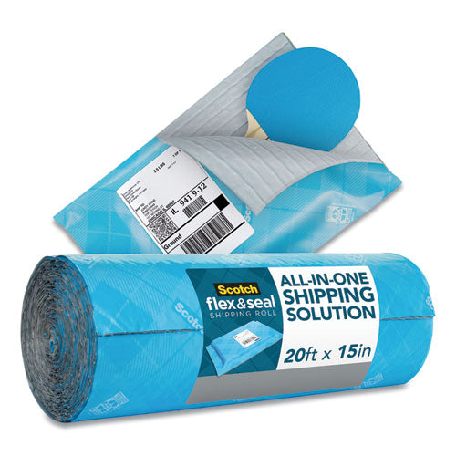 Scotch™ wholesale. Scotch Flex And Seal Shipping Roll, 15" X 20 Ft, Blue-gray. HSD Wholesale: Janitorial Supplies, Breakroom Supplies, Office Supplies.