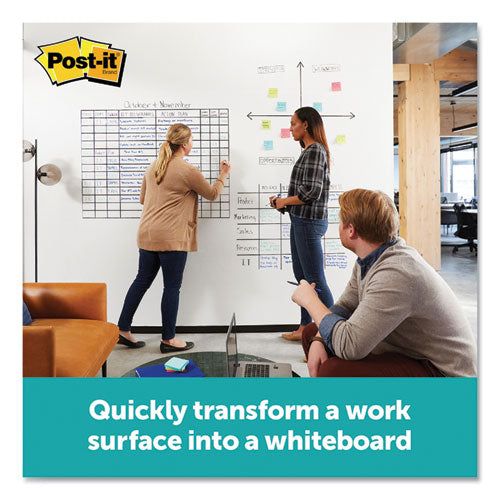 Post-it® wholesale. Flex Write Surface, 50 Ft X 48", White. HSD Wholesale: Janitorial Supplies, Breakroom Supplies, Office Supplies.