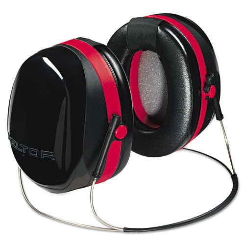 3M™ wholesale. 3M™ E·a·r Peltor Optime 105 Behind-the-head Earmuffs, 29nrr, Red-black. HSD Wholesale: Janitorial Supplies, Breakroom Supplies, Office Supplies.