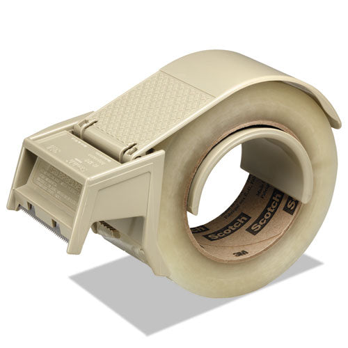 Scotch® wholesale. Scotch™ Compact And Quick Loading Dispenser For Box Sealing Tape, 3" Core, Plastic, Gray. HSD Wholesale: Janitorial Supplies, Breakroom Supplies, Office Supplies.