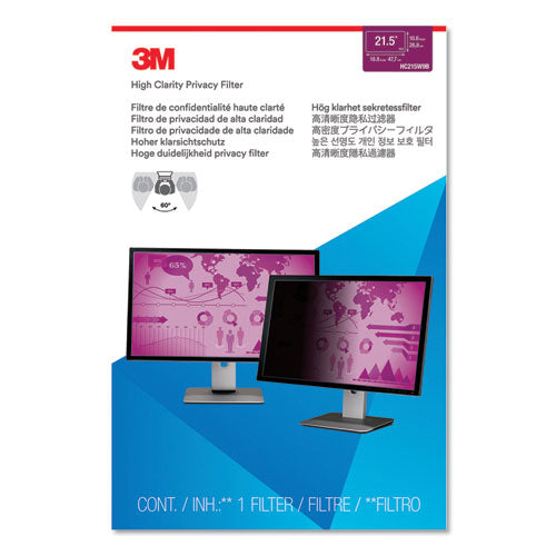 3M™ wholesale. 3M™ High Clarity Privacy Filter For 21.5" Widescreen Monitor, 16:9 Aspect Ratio. HSD Wholesale: Janitorial Supplies, Breakroom Supplies, Office Supplies.