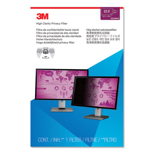 3M™ wholesale. 3M™ High Clarity Privacy Filter For 22" Widescreen Monitor, 16:10 Aspect Ratio. HSD Wholesale: Janitorial Supplies, Breakroom Supplies, Office Supplies.