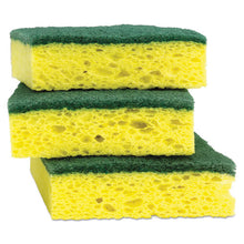 Load image into Gallery viewer, Scotch-Brite® wholesale. Heavy-duty Scrub Sponge, 4 1-2 X 2 7-10 X 3-5 Green-yellow, 3-pack. HSD Wholesale: Janitorial Supplies, Breakroom Supplies, Office Supplies.