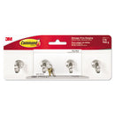 Command™ wholesale. Decorative Key Rail, 8w X 1 1-2d X 2 1-8h White-silver, 4 Hooks-pack. HSD Wholesale: Janitorial Supplies, Breakroom Supplies, Office Supplies.