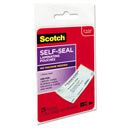 Scotch™ wholesale. Scotch Self-sealing Laminating Pouches, 9.5 Mil, 3.88" X 2.44", Gloss Clear, 25-pack. HSD Wholesale: Janitorial Supplies, Breakroom Supplies, Office Supplies.