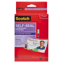 Scotch™ wholesale. Scotch Self-sealing Laminating Pouches, 12.5 Mil, 2.31" X 4.06", Gloss Clear, 25-pack. HSD Wholesale: Janitorial Supplies, Breakroom Supplies, Office Supplies.