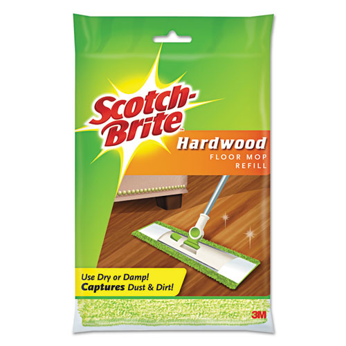 Scotch-Brite® wholesale. Hardwood Floor Mop Refill, Microfiber. HSD Wholesale: Janitorial Supplies, Breakroom Supplies, Office Supplies.