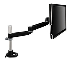 Load image into Gallery viewer, 3M™ wholesale. 3M™ Dual Monitor Swivel Arm, 360 Degree Rotation, +15 Degree--90 Degree Tilt, 180 Degree Pan, Black-gray, Supports 30 Lb. HSD Wholesale: Janitorial Supplies, Breakroom Supplies, Office Supplies.