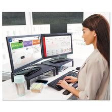 Load image into Gallery viewer, 3M™ wholesale. 3M™ Adjustable Monitor Stand, 16&quot; X 12&quot; X 1.75&quot; To 5.5&quot;, Black, Supports 20 Lbs. HSD Wholesale: Janitorial Supplies, Breakroom Supplies, Office Supplies.