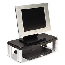 Load image into Gallery viewer, 3M™ wholesale. 3M™ Extra-wide Adjustable Monitor Stand, 20&quot; X 12&quot; X 1&quot; To 5.78&quot;, Silver-black, Supports 40 Lbs. HSD Wholesale: Janitorial Supplies, Breakroom Supplies, Office Supplies.