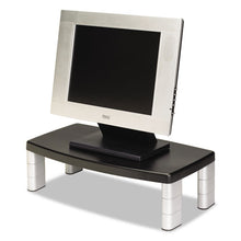 Load image into Gallery viewer, 3M™ wholesale. 3M™ Extra-wide Adjustable Monitor Stand, 20&quot; X 12&quot; X 1&quot; To 5.78&quot;, Silver-black, Supports 40 Lbs. HSD Wholesale: Janitorial Supplies, Breakroom Supplies, Office Supplies.