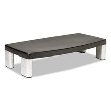 Load image into Gallery viewer, 3M™ wholesale. 3M™ Extra-wide Adjustable Monitor Stand, 20&quot; X 12&quot; X 1&quot; To 5.78&quot;, Silver-black, Supports 40 Lbs. HSD Wholesale: Janitorial Supplies, Breakroom Supplies, Office Supplies.