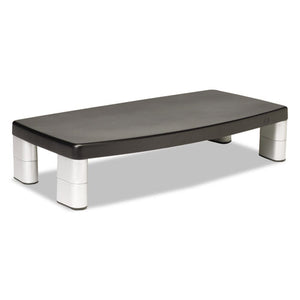 3M™ wholesale. 3M™ Extra-wide Adjustable Monitor Stand, 20" X 12" X 1" To 5.78", Silver-black, Supports 40 Lbs. HSD Wholesale: Janitorial Supplies, Breakroom Supplies, Office Supplies.