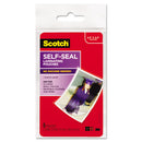 Scotch™ wholesale. Scotch Self-sealing Laminating Pouches, 9.5 Mil, 2.81" X 3.75", Gloss Clear, 5-pack. HSD Wholesale: Janitorial Supplies, Breakroom Supplies, Office Supplies.