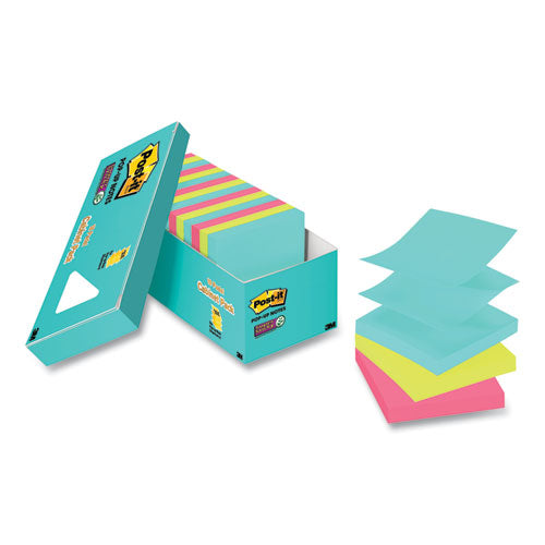 Post-it® Pop-up Notes Super Sticky wholesale. Pop-up 3 X 3 Note Refill, Miami, 100 Notes-pad, 18 Pads-pack. HSD Wholesale: Janitorial Supplies, Breakroom Supplies, Office Supplies.