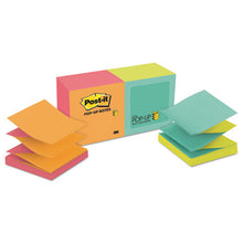 Load image into Gallery viewer, Post-it® Pop-up Notes wholesale. Original Pop-up Refill, Alternating Cape Town Colors, 3 X 3, 100-sheet, 12-pack. HSD Wholesale: Janitorial Supplies, Breakroom Supplies, Office Supplies.