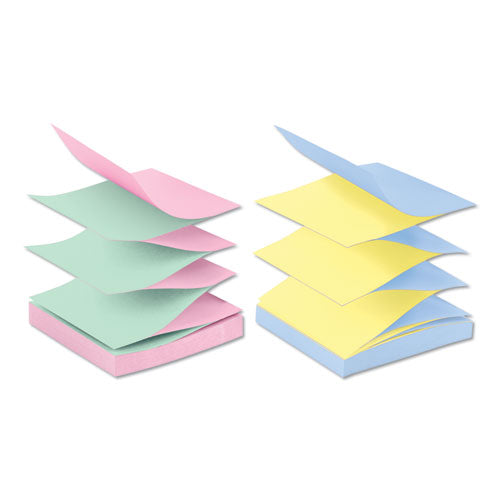 Post-it® Pop-up Notes wholesale. Original Pop-up Refill, Alternating Marseille Colors, 3 X 3, 100-sheet, 12-pack. HSD Wholesale: Janitorial Supplies, Breakroom Supplies, Office Supplies.