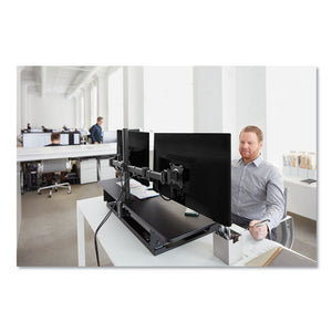 3M™ wholesale. 3M™ Precision Standing Desk, 42" X 23.2" X 6.2" To 20", Black. HSD Wholesale: Janitorial Supplies, Breakroom Supplies, Office Supplies.