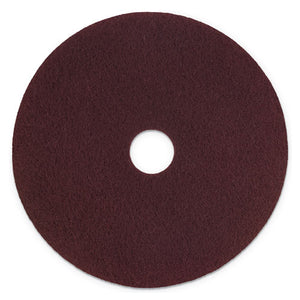 Scotch-Brite™ wholesale. Surface Preparation Pad Plus, 17" Diameter, Maroon, 5-carton. HSD Wholesale: Janitorial Supplies, Breakroom Supplies, Office Supplies.