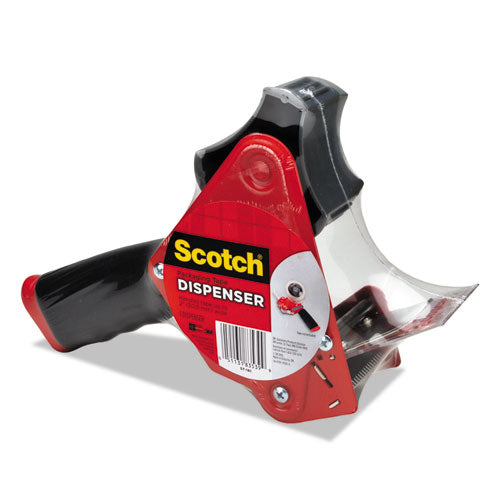 Scotch® wholesale. Scotch™ Pistol Grip Packaging Tape Dispenser, 3" Core, Metal, Red. HSD Wholesale: Janitorial Supplies, Breakroom Supplies, Office Supplies.