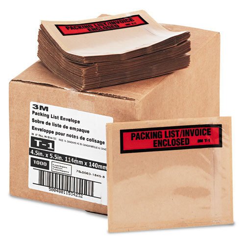 3M™ wholesale. 3M™ Top Print Self-adhesive Packing List Envelope, 4.5 X 5.5, Clear, 1,000-box. HSD Wholesale: Janitorial Supplies, Breakroom Supplies, Office Supplies.