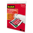 Scotch™ wholesale. Scotch Laminating Pouches, 3 Mil, 9" X 11.5", Gloss Clear, 20-pack. HSD Wholesale: Janitorial Supplies, Breakroom Supplies, Office Supplies.