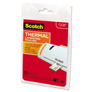 Scotch™ wholesale. Scotch Laminating Pouches, 5 Mil, 3.75" X 2.38", Gloss Clear, 20-pack. HSD Wholesale: Janitorial Supplies, Breakroom Supplies, Office Supplies.