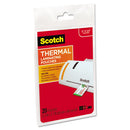 Scotch™ wholesale. Scotch Laminating Pouches, 5 Mil, 3.75" X 2.38", Gloss Clear, 20-pack. HSD Wholesale: Janitorial Supplies, Breakroom Supplies, Office Supplies.