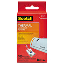 Scotch™ wholesale. Scotch Laminating Pouches, 5 Mil, 2.25" X 4.25", Gloss Clear, 100-pack. HSD Wholesale: Janitorial Supplies, Breakroom Supplies, Office Supplies.