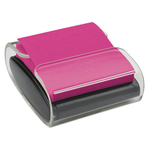 Post-it® Pop-up Notes Super Sticky wholesale. Wrap Dispenser, For 3 X 3 Pads, Black-clear. HSD Wholesale: Janitorial Supplies, Breakroom Supplies, Office Supplies.