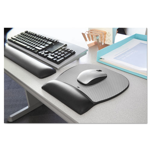3M™ wholesale. 3M™ Gel Wrist Rest For Keyboard, Leatherette Cover, Antimicrobial, Black. HSD Wholesale: Janitorial Supplies, Breakroom Supplies, Office Supplies.