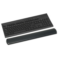 Load image into Gallery viewer, 3M™ wholesale. 3M™ Gel Wrist Rest For Keyboard, Leatherette Cover, Antimicrobial, Black. HSD Wholesale: Janitorial Supplies, Breakroom Supplies, Office Supplies.