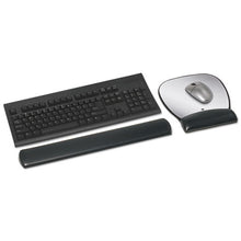 Load image into Gallery viewer, 3M™ wholesale. 3M™ Gel Wrist Rest For Keyboard, Leatherette Cover, Antimicrobial, Black. HSD Wholesale: Janitorial Supplies, Breakroom Supplies, Office Supplies.