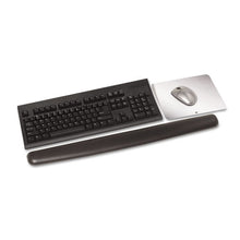 Load image into Gallery viewer, 3M™ wholesale. 3M™ Gel Thin Wrist Rest, Extended Length, Black Leatherette. HSD Wholesale: Janitorial Supplies, Breakroom Supplies, Office Supplies.