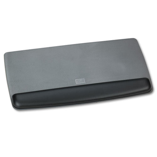 3M™ wholesale. 3M™ Antimicrobial Gel Keyboard Wrist Rest Platform, Black-gray-silver. HSD Wholesale: Janitorial Supplies, Breakroom Supplies, Office Supplies.