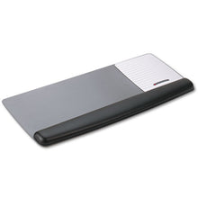 Load image into Gallery viewer, 3M™ wholesale. 3M™ Antimicrobial Gel Mouse Pad-keyboard Wrist Rest Platform, Black-silver. HSD Wholesale: Janitorial Supplies, Breakroom Supplies, Office Supplies.