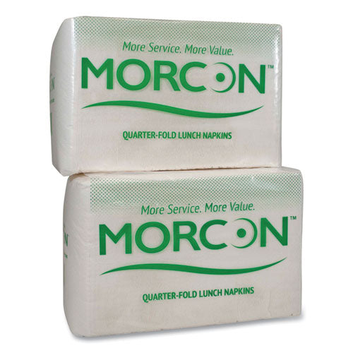Morcon Tissue wholesale. Morcon Tissue Morsoft 1-4 Fold Lunch Napkins, 1 Ply, 11.5" X 11.5", White, 6,000-carton. HSD Wholesale: Janitorial Supplies, Breakroom Supplies, Office Supplies.