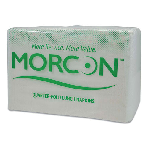 Morcon Tissue wholesale. Morcon Tissue Morsoft 1-4 Fold Lunch Napkins, 1 Ply, 11.5" X 11.5", White, 6,000-carton. HSD Wholesale: Janitorial Supplies, Breakroom Supplies, Office Supplies.