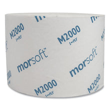 Load image into Gallery viewer, Morcon Tissue wholesale. Morcon Tissue Small Core Bath Tissue, Septic Safe, 1-ply, White, 3.9&quot; X 4&quot;, 2000 Sheets-roll, 24 Rolls-carton. HSD Wholesale: Janitorial Supplies, Breakroom Supplies, Office Supplies.