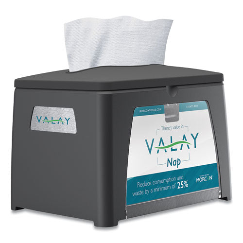Morcon Tissue wholesale. Morcon Tissue Valay Table Top Napkin Dispenser, 6.5 X 8.4 X 6.3, Black. HSD Wholesale: Janitorial Supplies, Breakroom Supplies, Office Supplies.