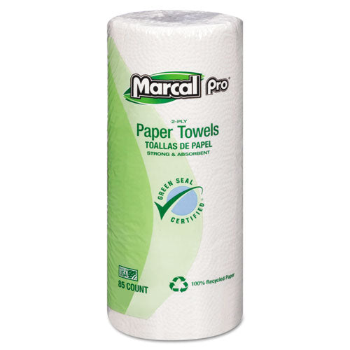 Marcal® wholesale. Marcal Perforated Kitchen Towels, White, 2-ply, 9"x11", 85 Sheets-roll, 30 Rolls-carton. HSD Wholesale: Janitorial Supplies, Breakroom Supplies, Office Supplies.