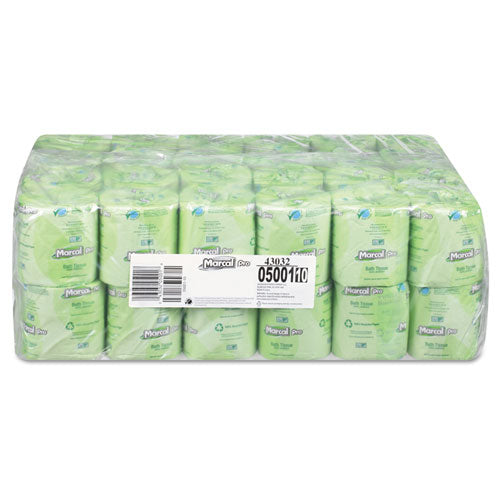 Marcal PRO™ wholesale. MARCAL 100% Recycled Two-ply Bath Tissue, Septic Safe, 2-ply, White, 500 Sheets-roll, 48 Rolls-carton. HSD Wholesale: Janitorial Supplies, Breakroom Supplies, Office Supplies.