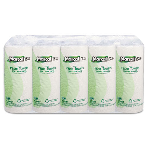 Marcal PRO™ wholesale. MARCAL 100% Premium Recycled Perforated Kitchen Roll Towels, 11 X 9, White, 70-roll, 15 Rolls-carton. HSD Wholesale: Janitorial Supplies, Breakroom Supplies, Office Supplies.