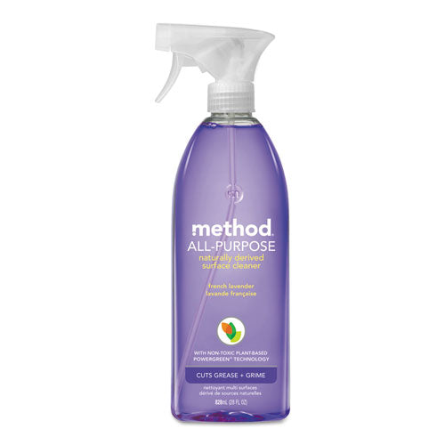 Method® wholesale. Method All Surface Cleaner, French Lavender, 28 Oz Spray Bottle, 8-carton. HSD Wholesale: Janitorial Supplies, Breakroom Supplies, Office Supplies.