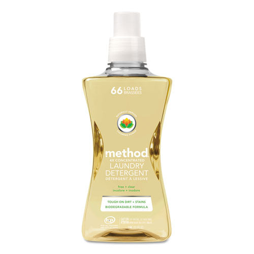 Method® wholesale. Method 4x Concentrated Laundry Detergent, Free And Clear, 53.5 Oz Bottle, 4-carton. HSD Wholesale: Janitorial Supplies, Breakroom Supplies, Office Supplies.