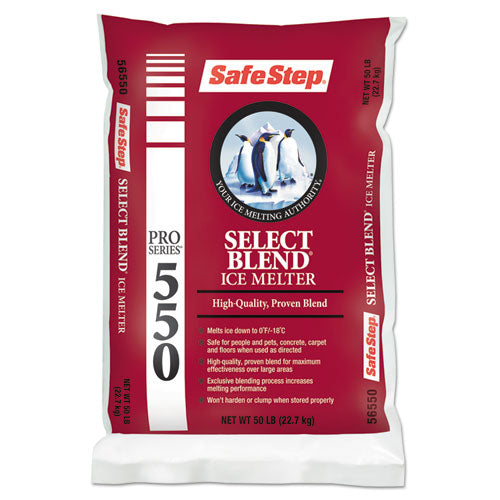 Safe Step® wholesale. Pro Select Ice Melt, 50lb Bag, 49-carton. HSD Wholesale: Janitorial Supplies, Breakroom Supplies, Office Supplies.