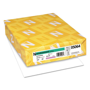 Neenah Paper wholesale. Environment Stationery Paper, 95 Bright, 24 Lb, 8.5 X 11, White, 500-ream. HSD Wholesale: Janitorial Supplies, Breakroom Supplies, Office Supplies.